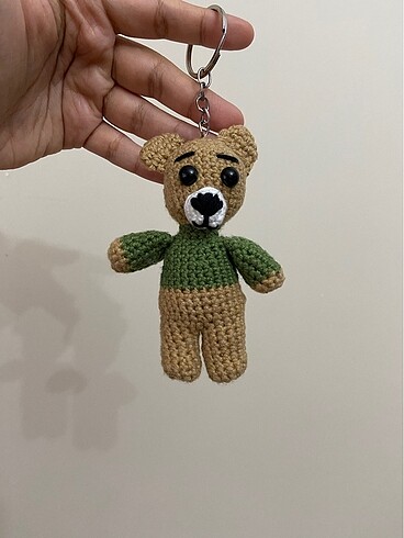 Beden Amigurumi sevimli oyuncak ayıcık anahtarlık