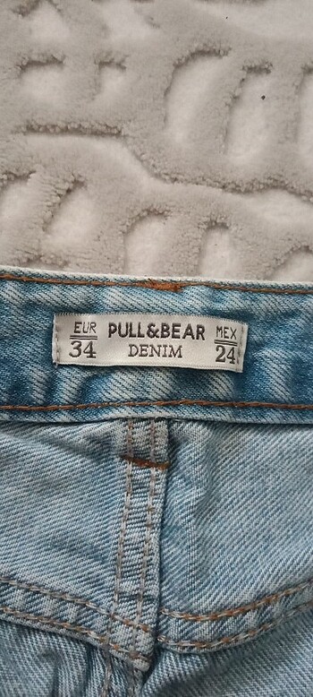 34 Beden mavi Renk Jean pant