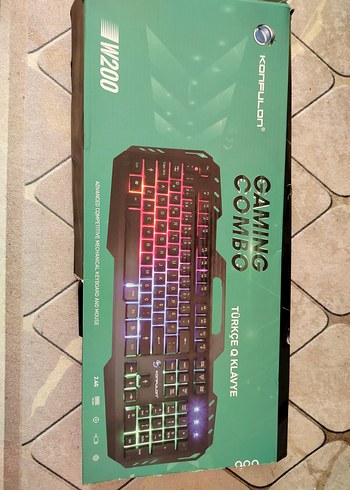 Konfulon W200 Işıklı Gaming oyuncu klavye. - Görsel 5