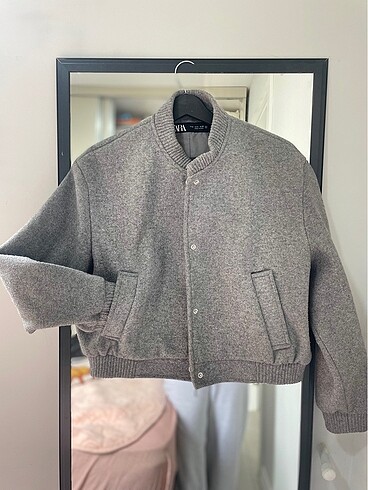 ZARA KAŞE CROP CEKET