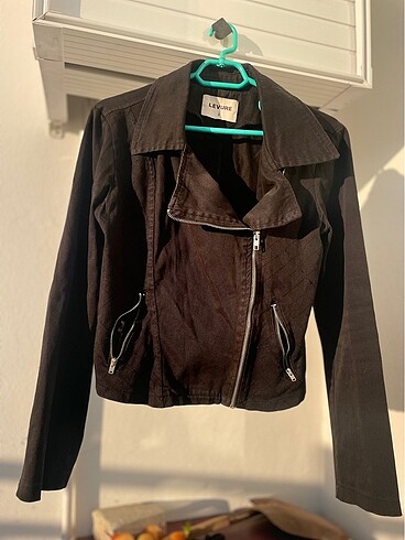Siyah crop Ceket