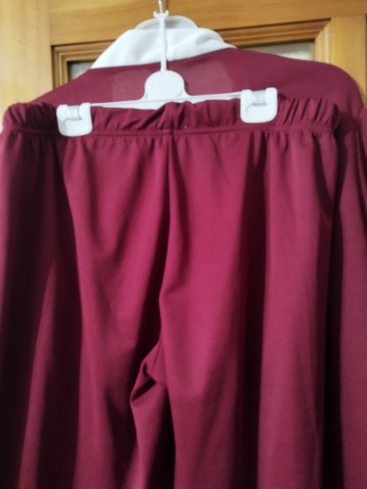 Bordo Kadın Uzun Kollu Uzun Boy İkili takım - Görsel 5