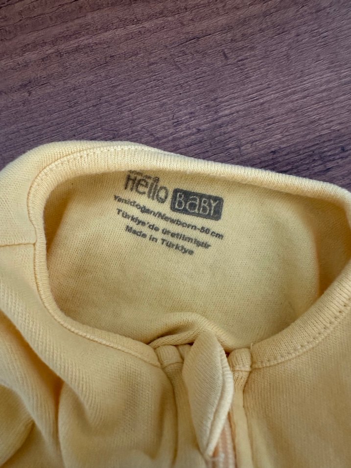 Sarı yenidoğan tulum - Görsel 3