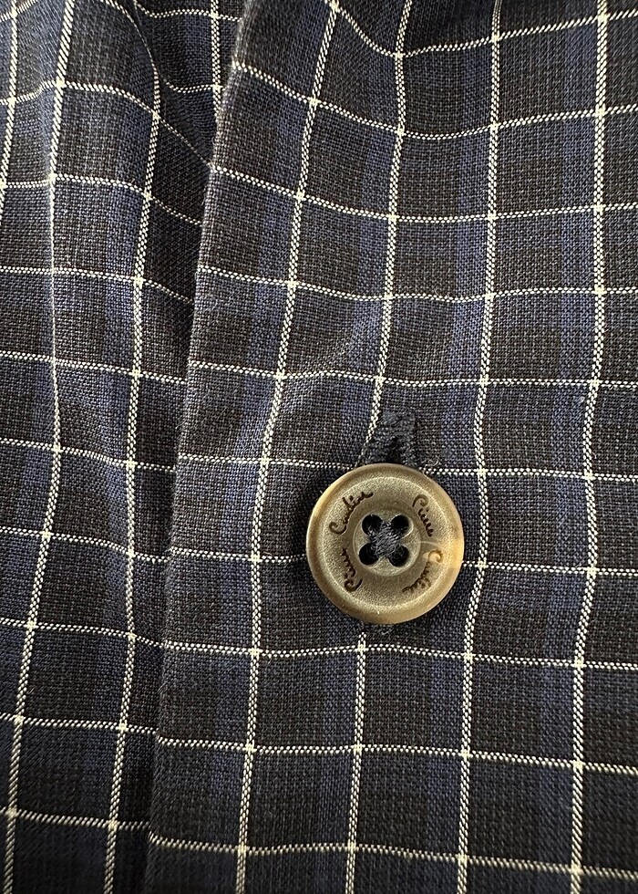 Pierre cardin kareli gömlek - Görsel 5