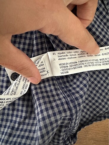 Zara kareli gömlek - Görsel 4