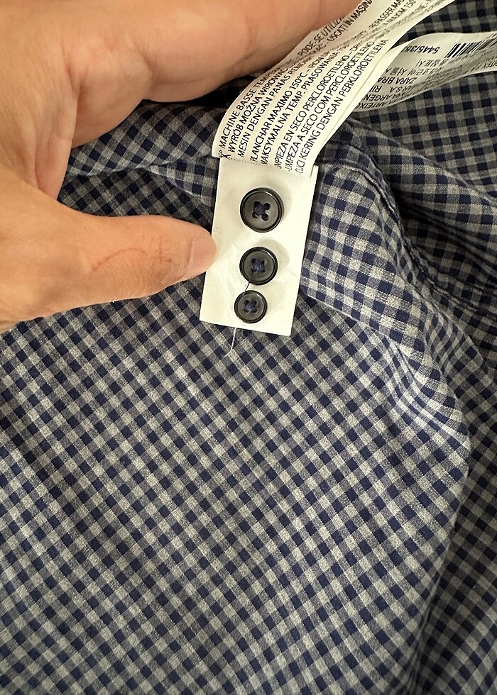 Zara kareli gömlek - Görsel 3