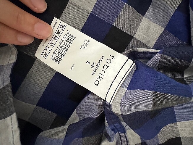 Fabrika kareli gömlek - Görsel 5