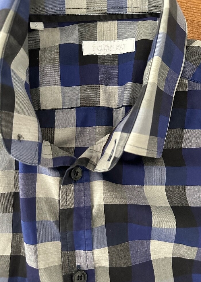 Fabrika kareli gömlek - Görsel 3