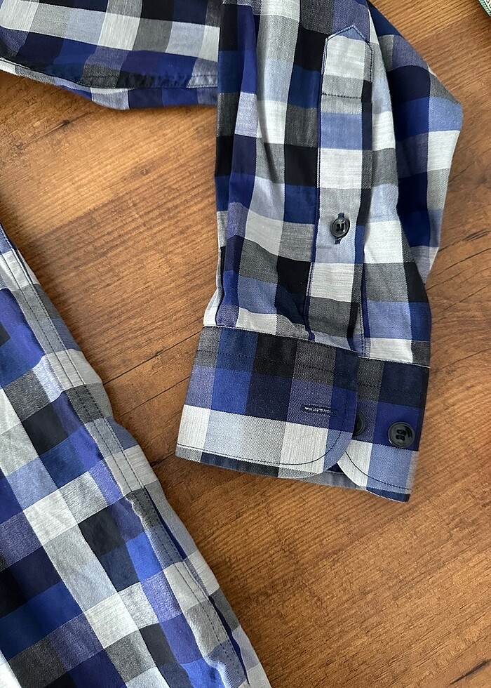 Fabrika kareli gömlek - Görsel 4