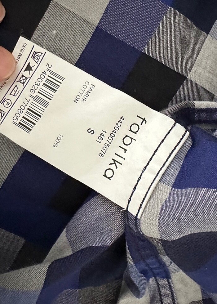 Fabrika kareli gömlek - Görsel 5