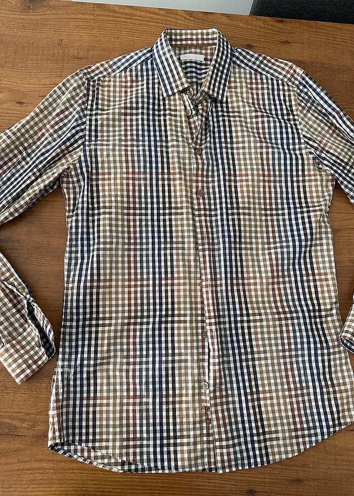 Fabrika kareli gömlek - Görsel 2