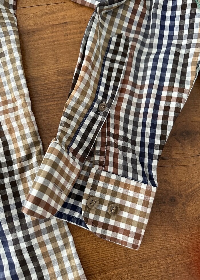 Fabrika kareli gömlek - Görsel 4