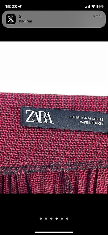 Zara şort etek - Görsel 5