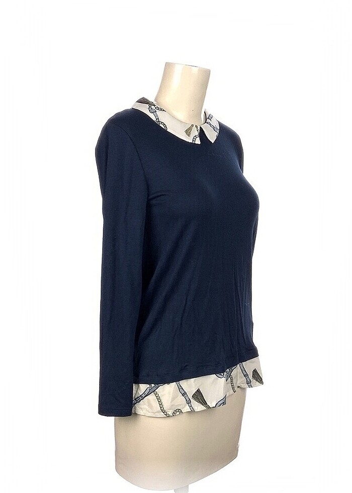 Gömlek yaka bluz - Görsel 2