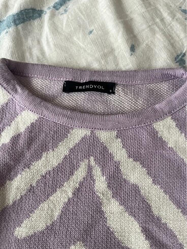 Trendyol & Milla Trendyol Milla Lila Desenli Crop