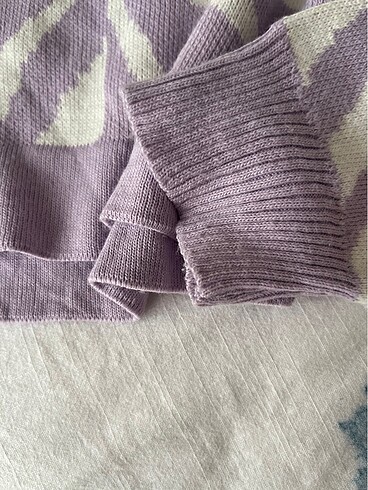 s Beden Trendyol Milla Lila Desenli Crop