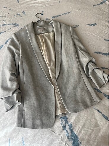 H&M Muz Mavisi Blazer Ceket