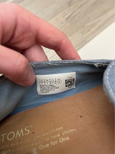 37,5 Beden mavi Renk Mavi Toms Espadril / Babet