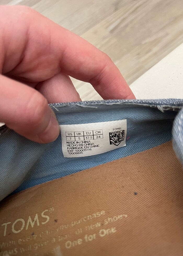 Mavi Toms Espadril / Babet - Görsel 4