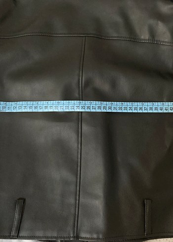 Kadın Siyah Deri Ceket - Görsel 7