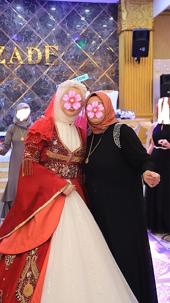 Taşlı tesettür abiye