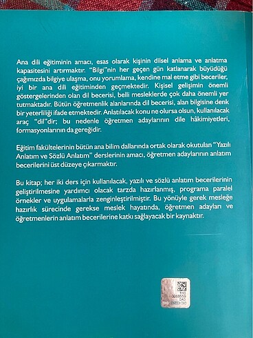 Yazılı ve sözlü anlatım