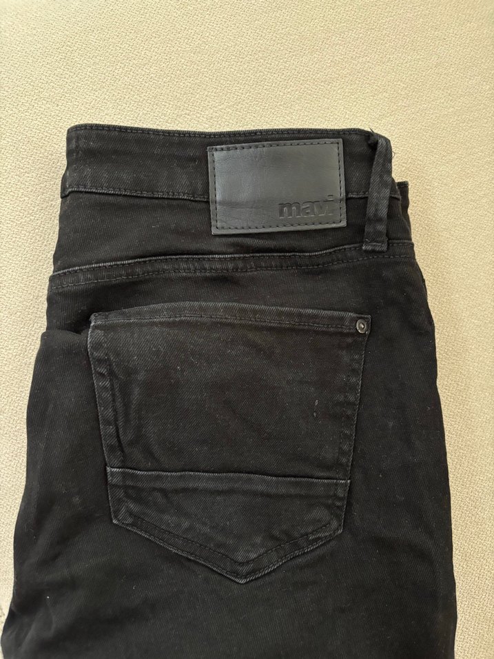 Siyah Dar Kesim Denim Erkek Pantolon - Görsel 3