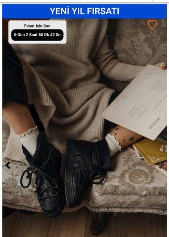 Siyah Süet Kürklü Dolgu Topuk Kadın Bot - Görsel 5