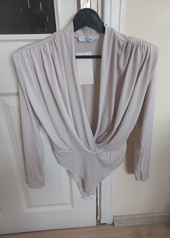 V Yaka Uzun Kollu Bluz - Görsel 2