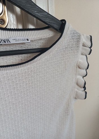 kolları fırfırlı bluz - Görsel 3