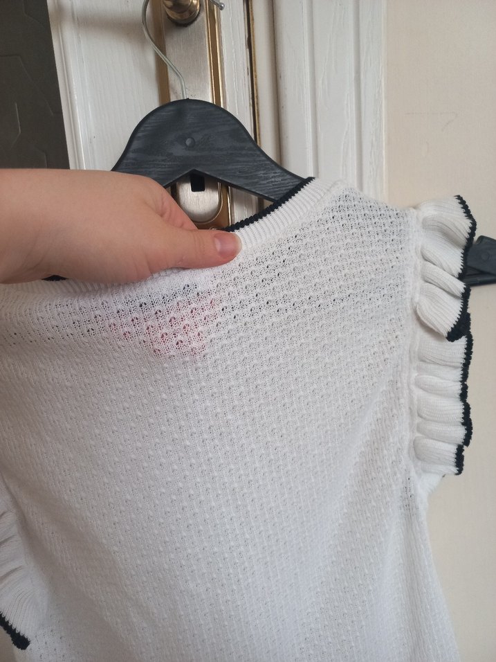 kolları fırfırlı bluz - Görsel 2