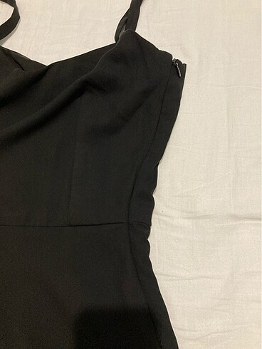 Siyah askılı Çan elbise - Görsel 5