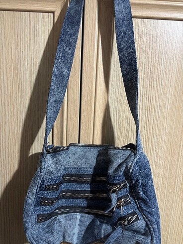 Denim kot kol çantası
