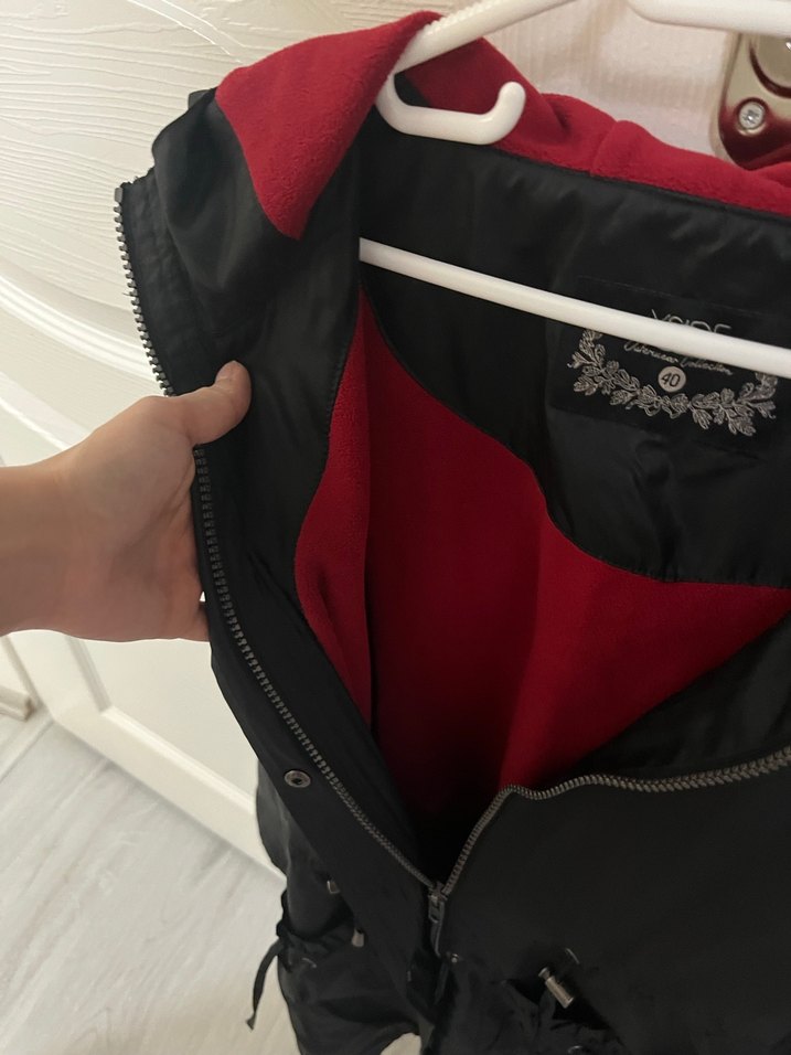 Düğmeli Siyah Midi Kadın Ceket  Yağmurluk - Görsel 4