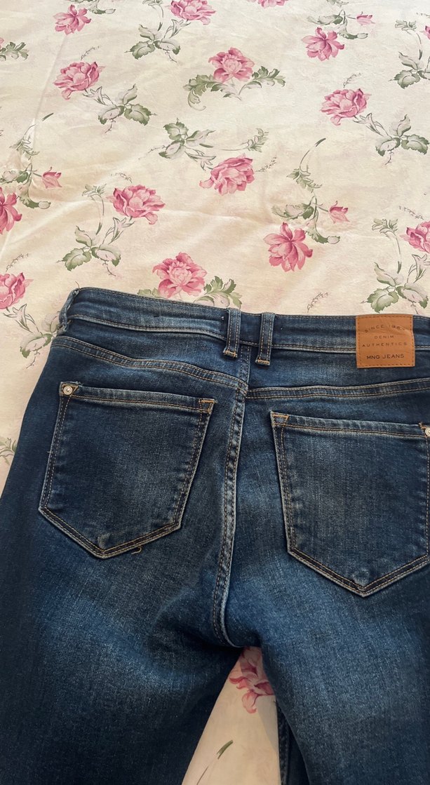 Fermuarlı Kadın Kot Pantolon - Görsel 5