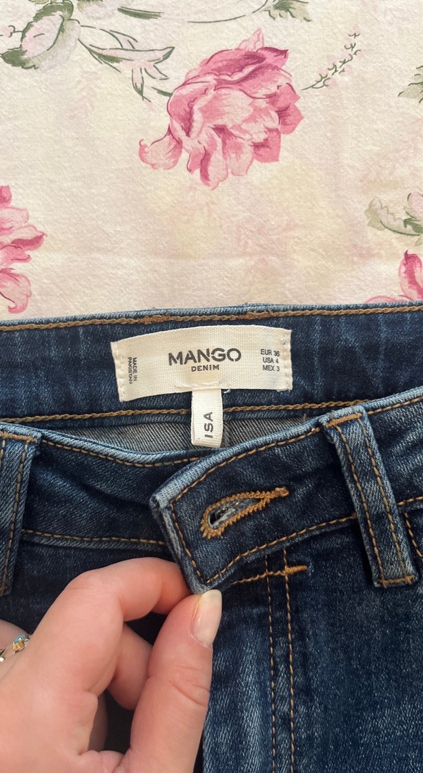 Fermuarlı Kadın Kot Pantolon - Görsel 2