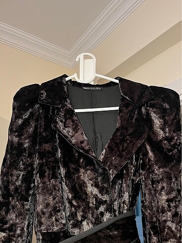 Kadife elbise - Görsel 3