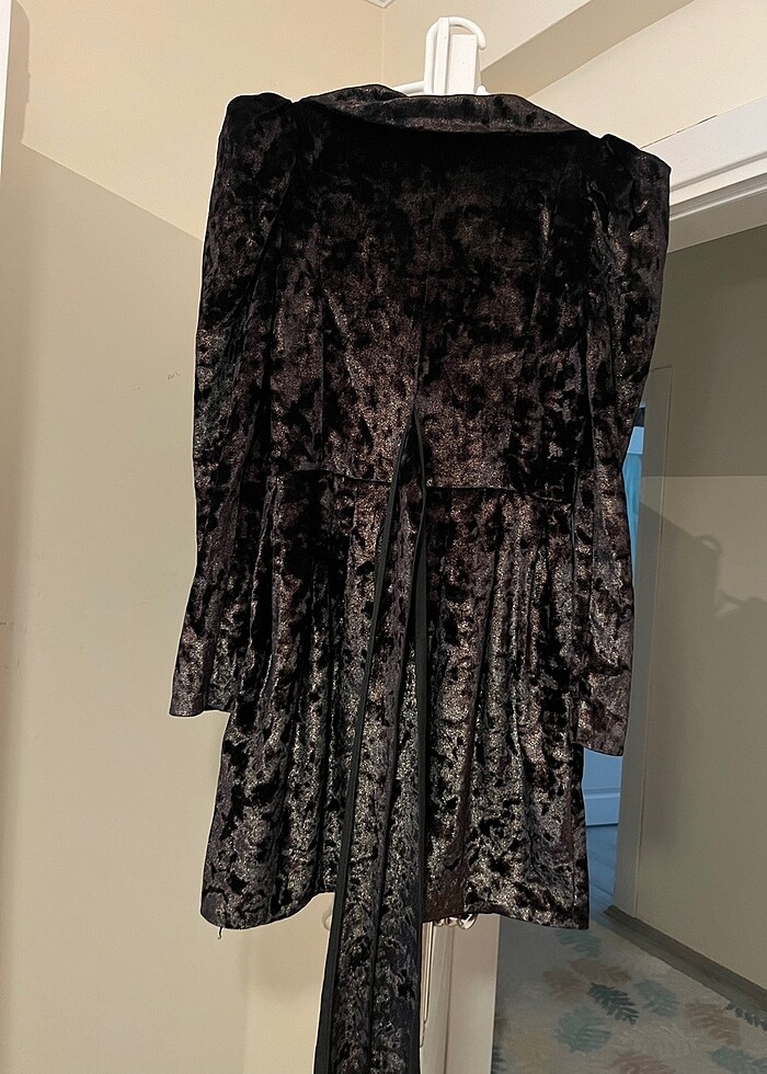 Kadife elbise - Görsel 2