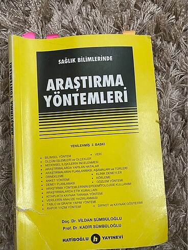 ARAŞTIRMA YÖNTEMLERİ
