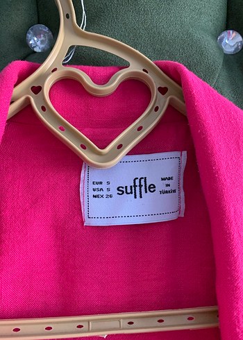 Pembe Keten Kadın Blazer - Görsel 3