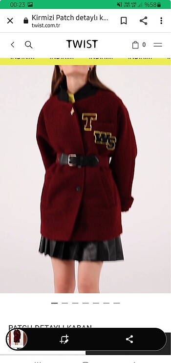 Twist bordo kaban