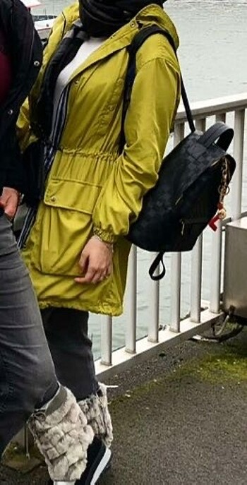 Zara kap trenckot spor - Görsel 8