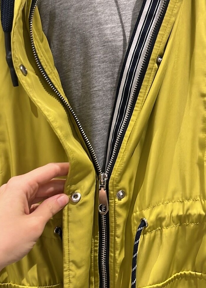Zara kap trenckot spor - Görsel 4