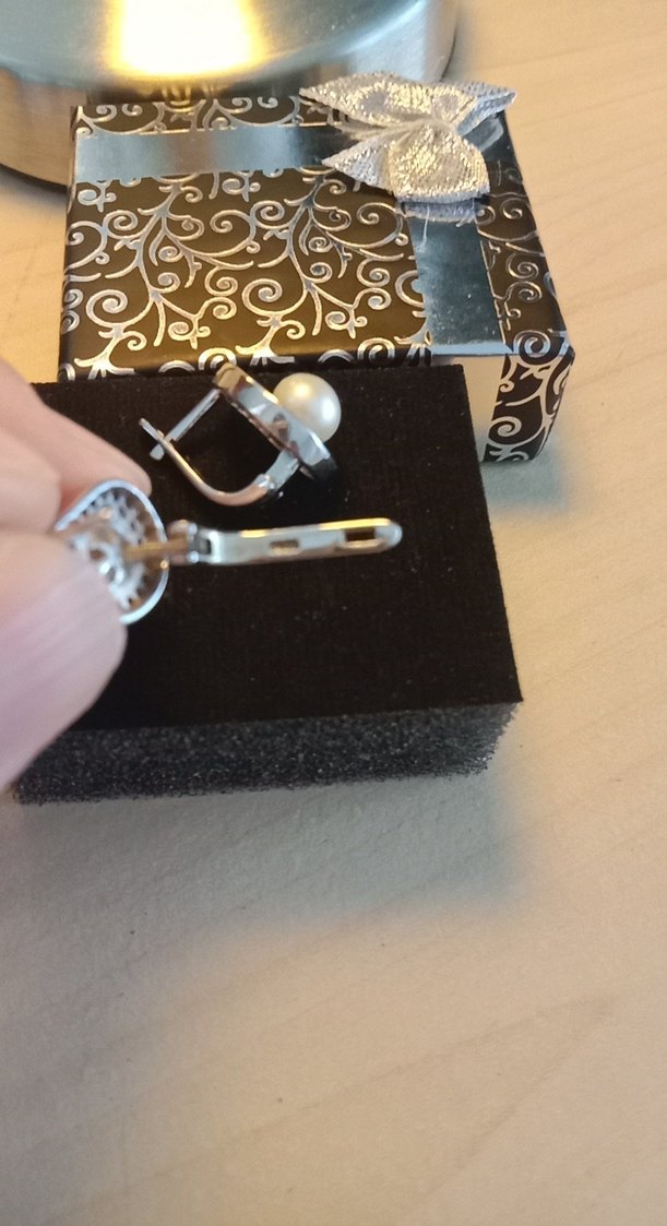 925 inci gümüş Küpeler - Görsel 4