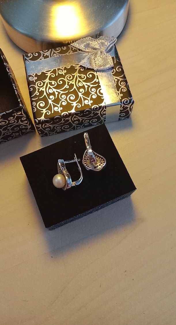 925 inci gümüş Küpeler - Görsel 2