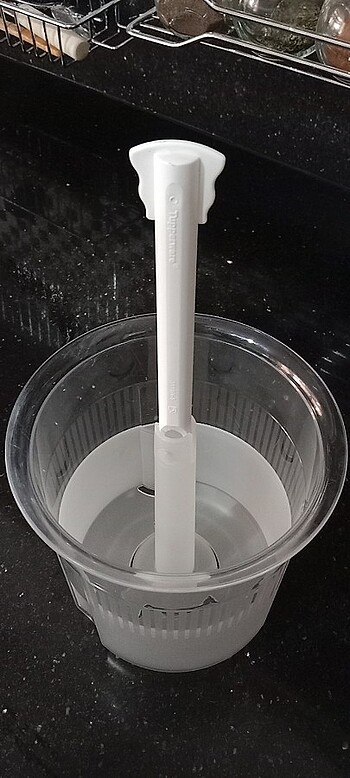 Beden beyaz Renk Tupperware asansör turşu kabı
