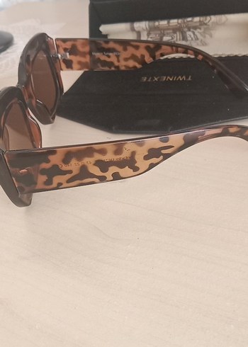 leopar kadın güneş gözlüğü - Görsel 9