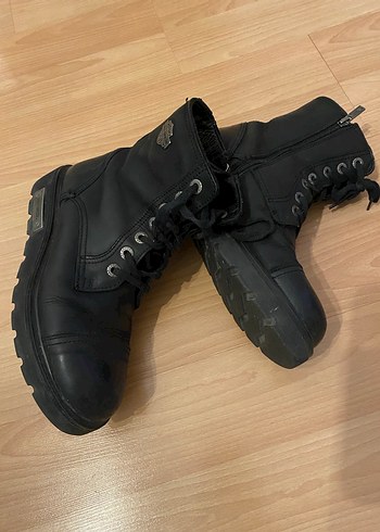 Kadın Siyah Deri Biker Bot, Yüksek Topuklu - Görsel 5