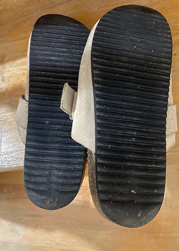 Bej Süet Tokalı Kadın Terlik - Görsel 3