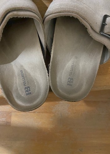 Bej Süet Tokalı Kadın Terlik - Görsel 4